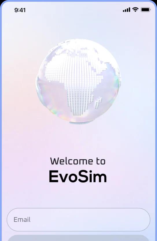 esim screen interface